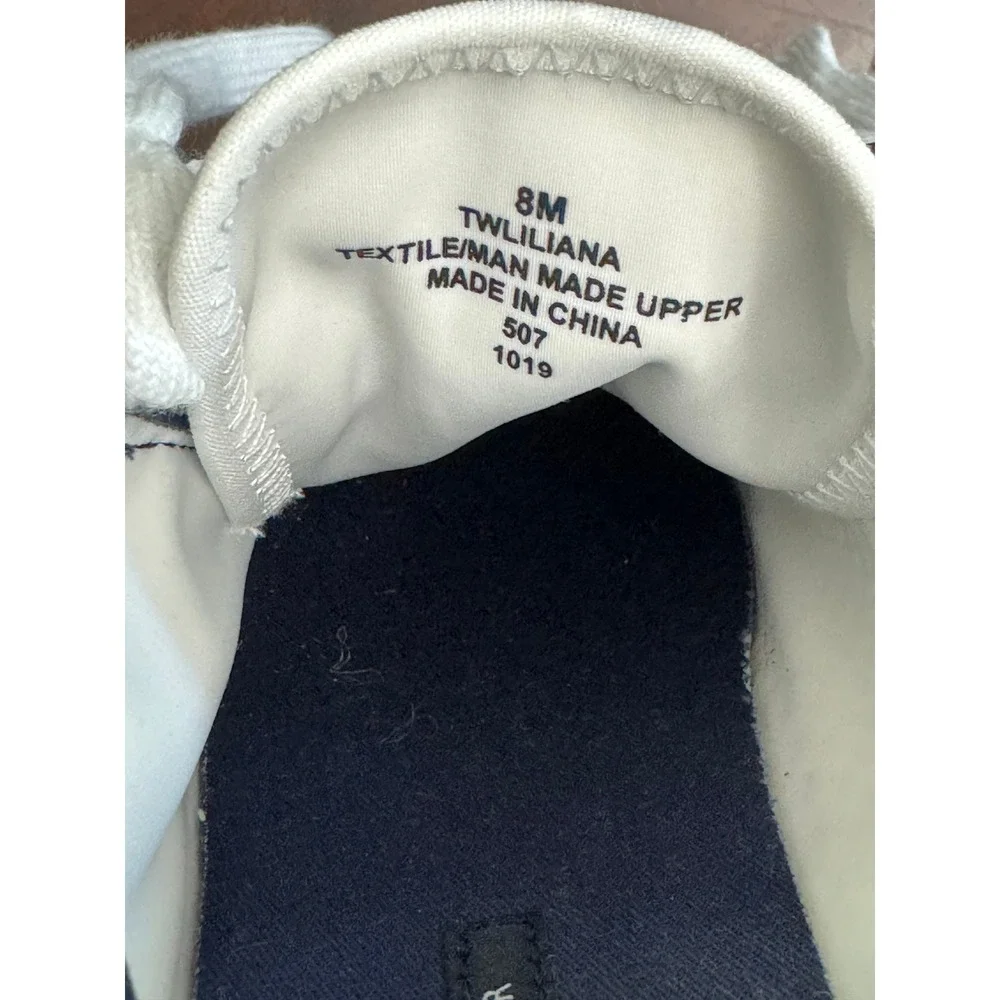 Tommy Hilfiger Twliliana Women's Navy Blue Mesh Leather Lace Up Sneakers Size 8M - Picture 5 of 7